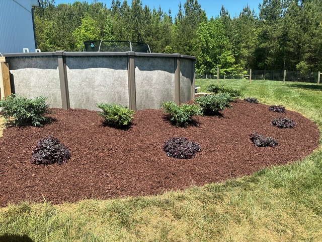 custom pool landscaping concord nc