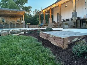 patio landscaping charlotte nc